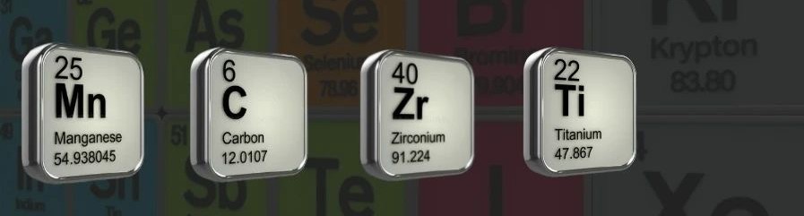 The impact of 21 alloy elements such as carbon, titanium, manganese, nickel on steel